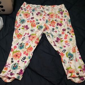 Floral jegging capri